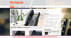 Desktop Screenshot of dienthoaiban.com